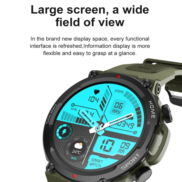 S56T Heart Rate/Blood Oxygen/Sleep Monitoring Bluetooth Call Outdoor Waterproof Smart Watch(Gold) by buy2fix