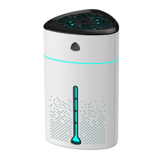Silent USB Plug-In Silver Ion Purifying Humidifier Household Night Light Atomizer, Color: White