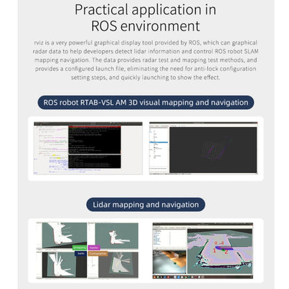 Yahboom Lidar ROS2 Robot SLAM Mapping Navigation Ranging TOF(MS200) by Yahboom