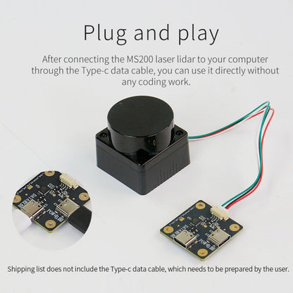 Yahboom Lidar ROS2 Robot SLAM Mapping Navigation Ranging TOF(MS200) by Yahboom
