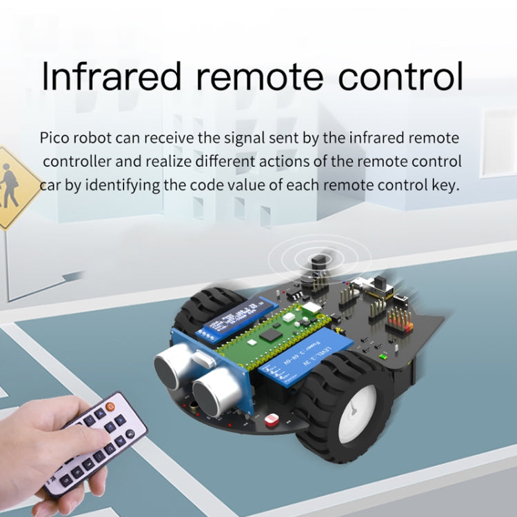 Yahboom Python Programming Smart Car Development Board Kit For Raspberry Pi Pico(Pico Robot) - Robotics Accessories by Yahboom | Online Shopping UK | buy2fix