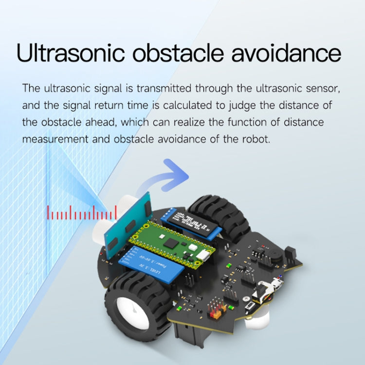 Yahboom Python Programming Smart Car Development Board Kit For Raspberry Pi Pico(Pico Robot) - Robotics Accessories by Yahboom | Online Shopping UK | buy2fix