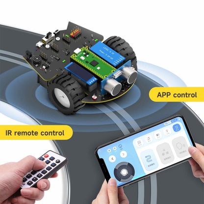 Yahboom Python Programming Smart Car Development Board Kit For Raspberry Pi Pico(Pico Robot) - Robotics Accessories by Yahboom | Online Shopping UK | buy2fix