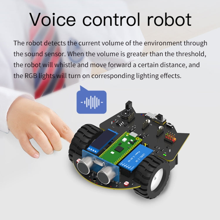 Yahboom Python Programming Smart Car Development Board Kit For Raspberry Pi Pico(Pico Robot) - Robotics Accessories by Yahboom | Online Shopping UK | buy2fix