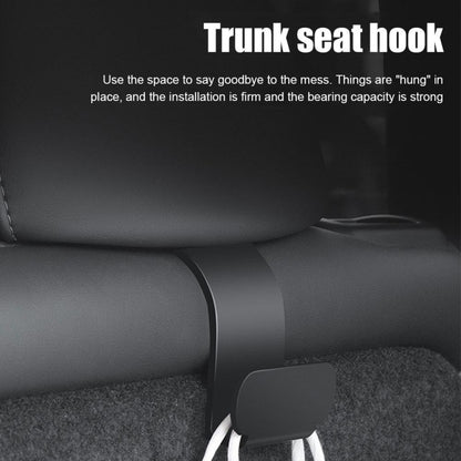 For Tesla Model Y 1pair Rear Trunk Hook Bag Umbrella Hanger by buy2fix