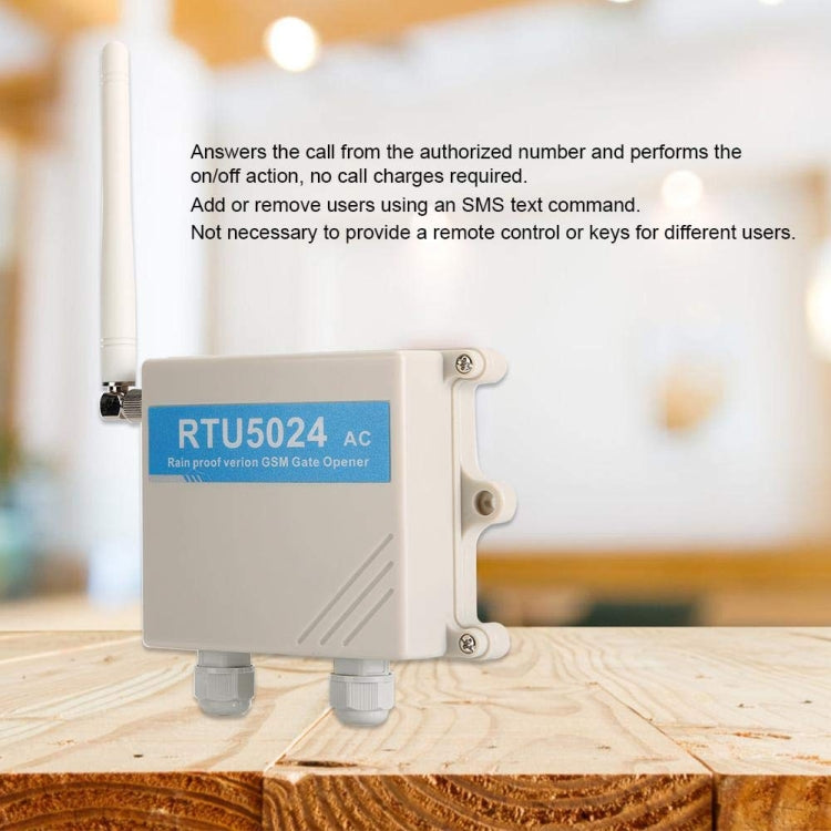 RTU5024 AC100-240V Waterproof Box Version Garage Opener GSM Module - Module by buy2fix | Online Shopping UK | buy2fix