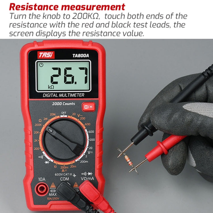 TASI TA800A Universal Meter Digital High Precision Full-Automatic Meter - Digital Multimeter by TASI | Online Shopping UK | buy2fix