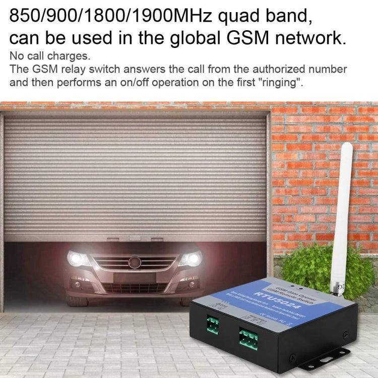 RTU5024 3G/GSM Gate Opener Module Relay Switch Remote Access Control - Module by buy2fix | Online Shopping UK | buy2fix