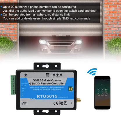 RTU5015  3G/GSM Version Gate Opener Mobile Phone Remote Controller Relay Switch - Module by buy2fix | Online Shopping UK | buy2fix