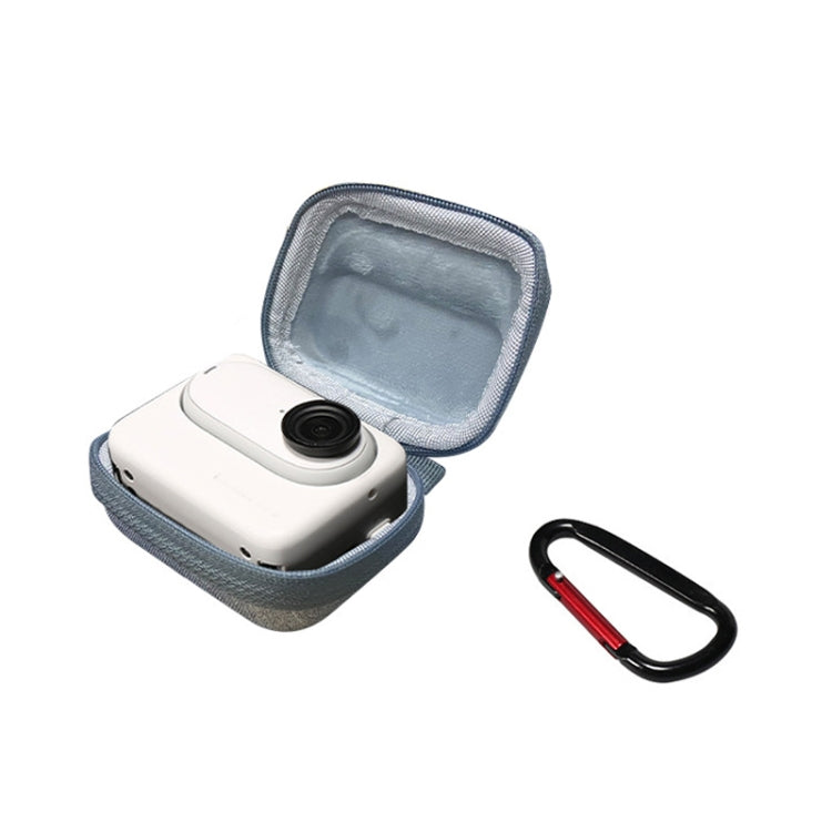 For Insta360 GO 3 Mini Body Bag Portable Storage Bag With Carabiner(Gray) by buy2fix