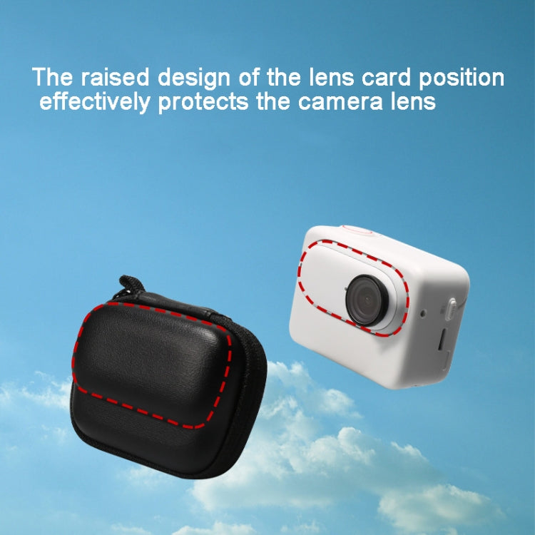 For Insta360 GO 3 Mini Body Bag Portable Storage Bag With Carabiner(Black) by buy2fix