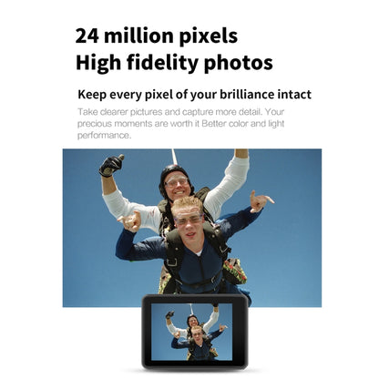 5K/30FPS WIFI HD Anti-Shake Remote Touch Dual-Screen IP68 Waterproof Sports Camera, Style: Black by buy2fix