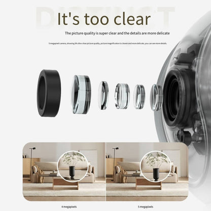 Original Xiaomi Mijia Smart Camera 3 PTZ Version 3K AI Detection Baby Monitor 5MP 360 Degree View Webcam Day & Night Work Infrared Night Vision, With US Plug Adapter(White) - Wireless Camera by Xiaomi | Online Shopping UK | buy2fix