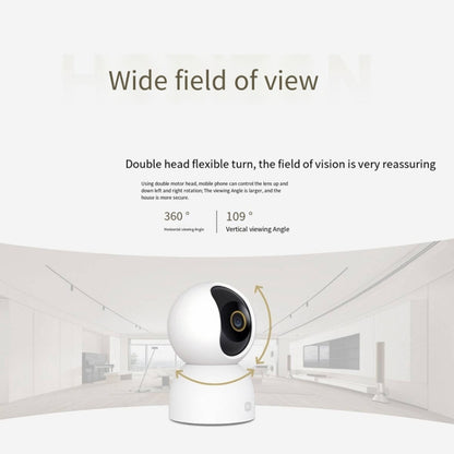 Original Xiaomi Mijia Smart Camera 3 PTZ Version 3K AI Detection Baby Monitor 5MP 360 Degree View Webcam Day & Night Work Infrared Night Vision, With US Plug Adapter(White) - Wireless Camera by Xiaomi | Online Shopping UK | buy2fix