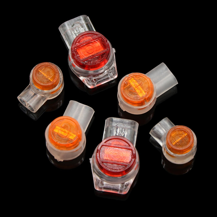 K2 100pcs /Pack Network Cable Telephone Line Connector Moisture-Proof Waterproof Wiring Terminals by buy2fix