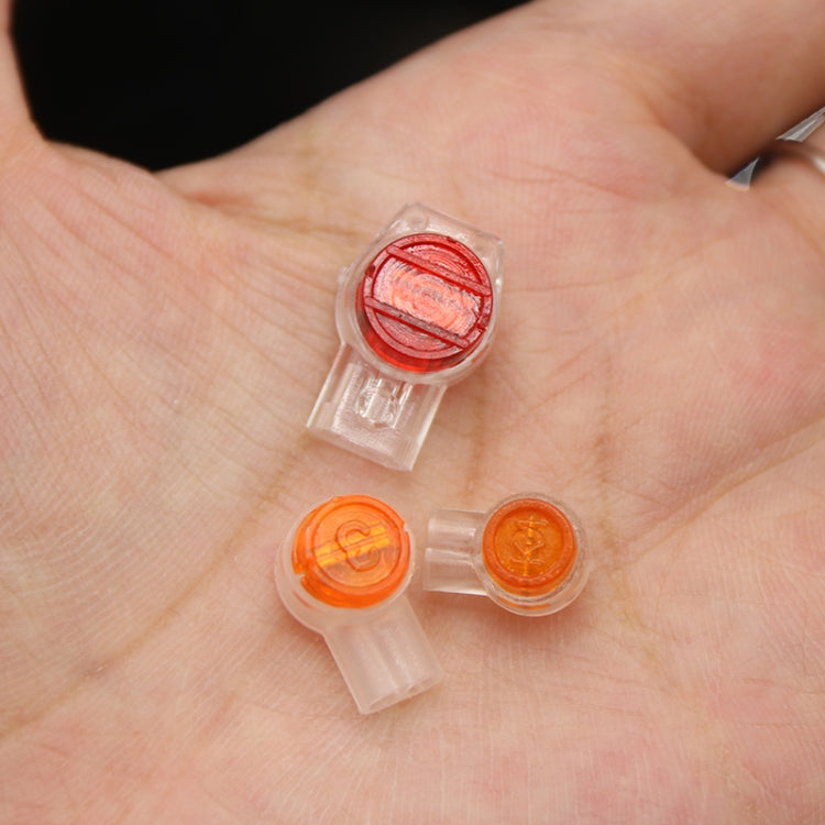 K2 100pcs /Pack Network Cable Telephone Line Connector Moisture-Proof Waterproof Wiring Terminals by buy2fix