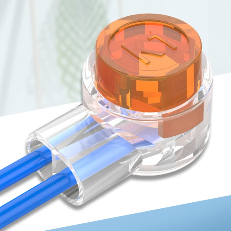 K2 100pcs /Pack Network Cable Telephone Line Connector Moisture-Proof Waterproof Wiring Terminals by buy2fix