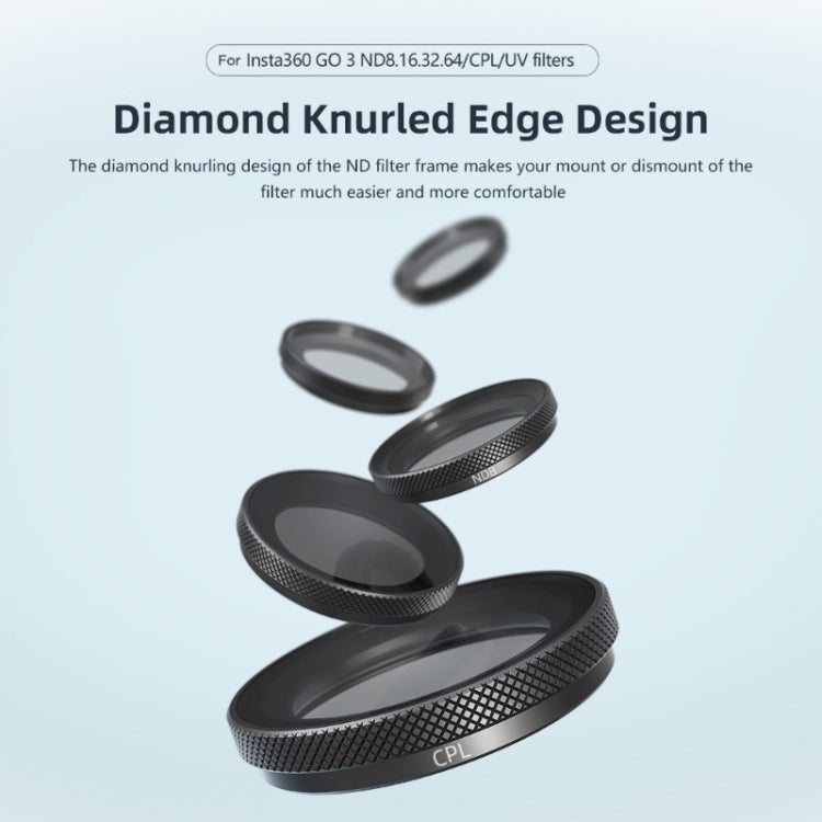 For Insta360 GO 3 / Go 2 AMagisn Lens Filters Waterproof Filter, Spec: ND32 by aMagisn