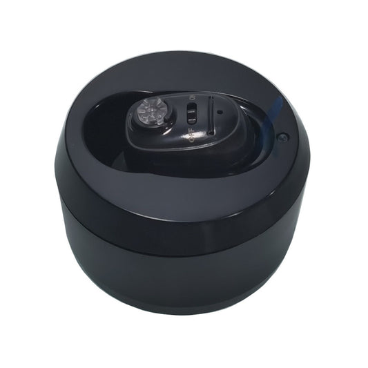 CIC Hearing Aids Rechargeable Invisible Wireless Hearing Aid Sound Amplifier(Black) - Hearing Aids by buy2fix | Online Shopping UK | buy2fix
