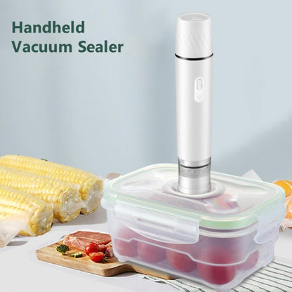 Handheld Vacuum Machine Rechargeable Food Preservation Compression Storage Machine(White) - Preservation Supplies by buy2fix | Online Shopping UK | buy2fix