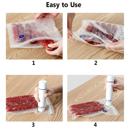 Handheld Vacuum Machine Rechargeable Food Preservation Compression Storage Machine(White) - Preservation Supplies by buy2fix | Online Shopping UK | buy2fix