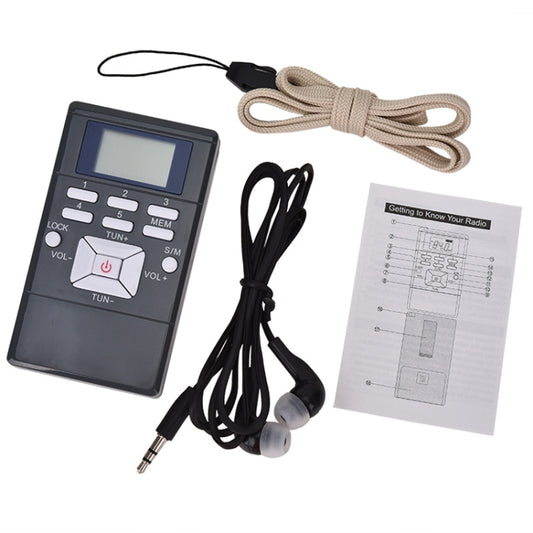 HanRongda HRD-109 Portable Mini FM Radio Conference Receiver(Silver Gray) - Radio Player by buy2fix | Online Shopping UK | buy2fix