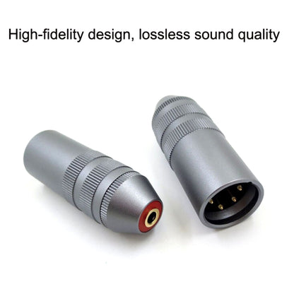 4 Core XLR to 3.5mm Amplifier Balance Female Headphone Adapter - Audio Adapter by buy2fix | Online Shopping UK | buy2fix