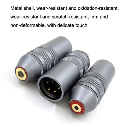 4 Core XLR to 3.5mm Amplifier Balance Female Headphone Adapter - Audio Adapter by buy2fix | Online Shopping UK | buy2fix