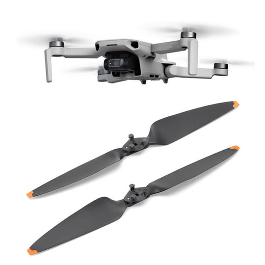 Original 1pair Noise Reduction Propeller for DJI Air 3 / 3S (Black)