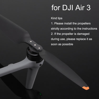 Original DJI Air 3 / 3S 1pair Noise Reduction Propeller(Black) - DIY Propeller by DJI | Online Shopping UK | buy2fix