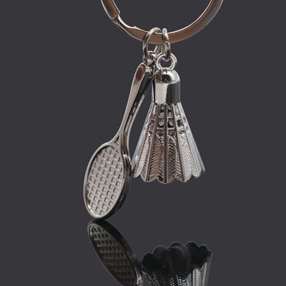 2pcs Simulated Badminton Metal Key Chain Arena Club Gift(Small) by buy2fix