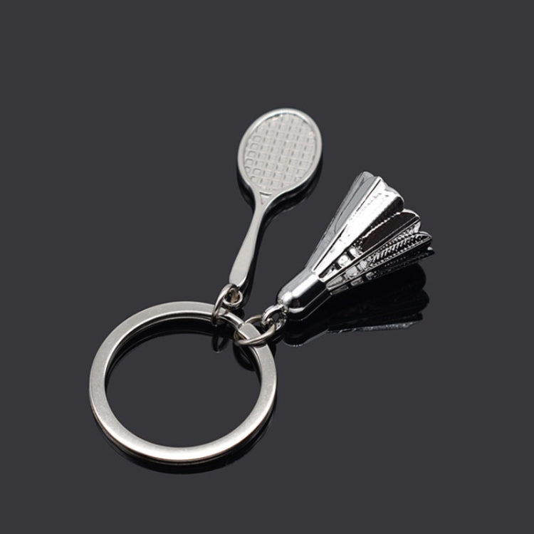 2pcs Simulated Badminton Metal Key Chain Arena Club Gift(Small) by buy2fix