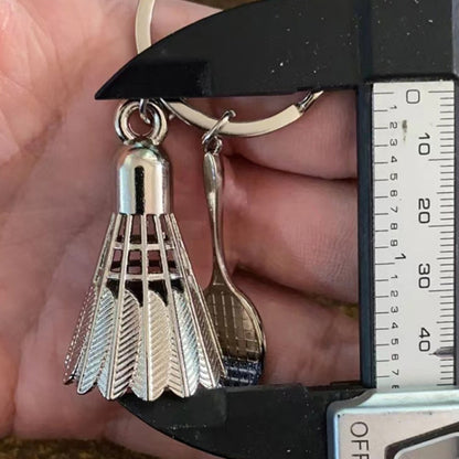 2pcs Simulated Badminton Metal Key Chain Arena Club Gift(Small) by buy2fix