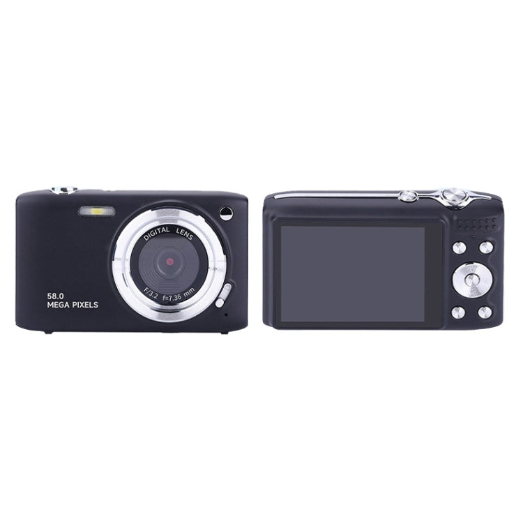 2.88 Inch IPS Screen HD Digital Camera 16X Zoom Portable CCD Camera(Black) - Video Cameras by buy2fix | Online Shopping UK | buy2fix
