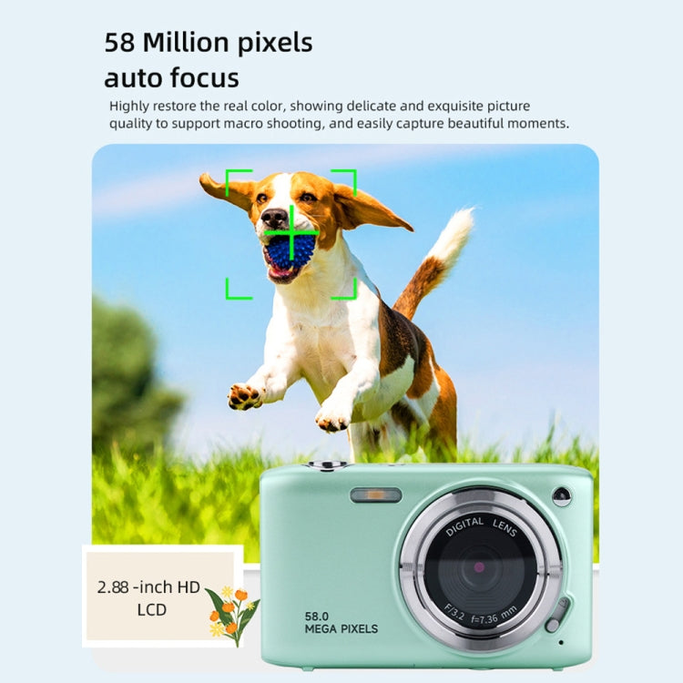 2.88 Inch IPS Screen HD Digital Camera 16X Zoom Portable CCD Camera(Black) - Video Cameras by buy2fix | Online Shopping UK | buy2fix