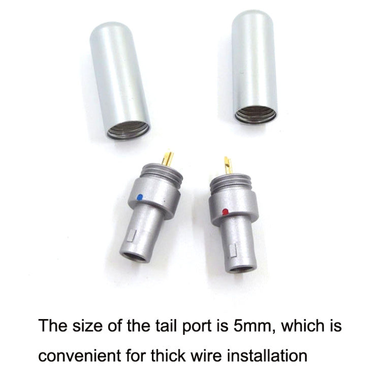 For Sennheiser HD800S / HD820 / Dharma D1000 Headphone Cable Plug Pin Connector(Silver) by buy2fix