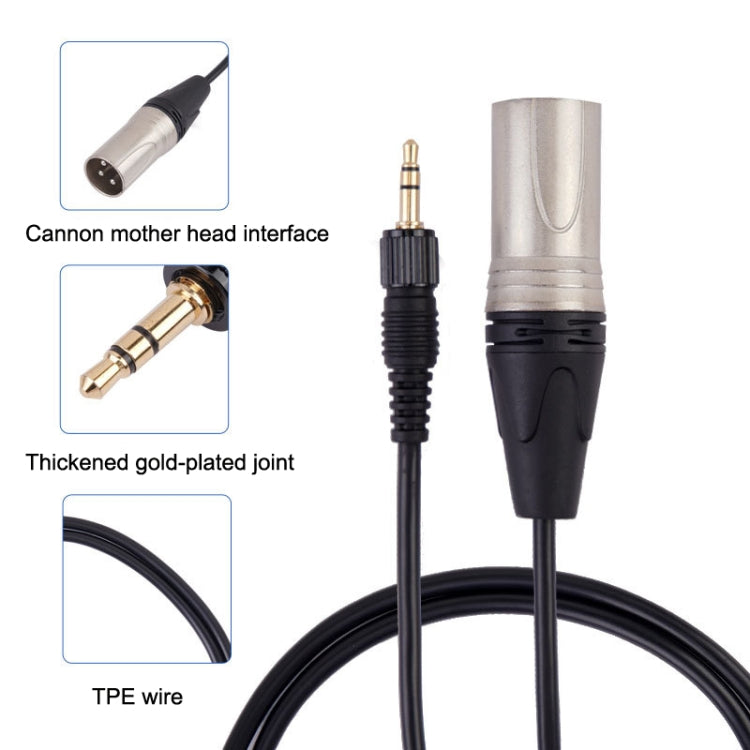 For Sony D11 / D21 / P03B Wireless Bee Microphone Pocket Camera Connection Cable, Length: 60cm(Black) by buy2fix
