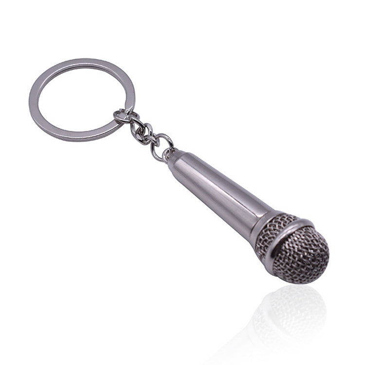 Simulated Microphone Metal Keychain Small Gift(BY-452) by buy2fix