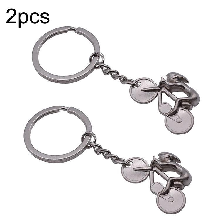 2pcs Simulated Bicycle Metal Key Chain(BY-333) by buy2fix