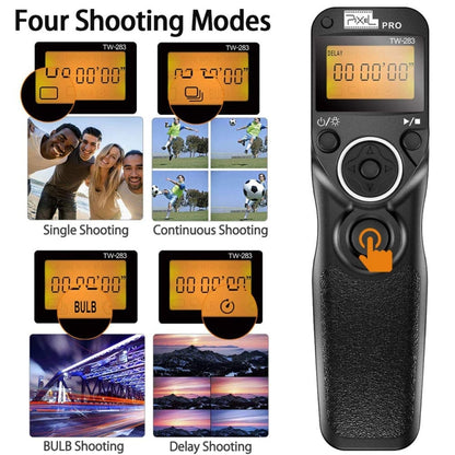 For Canon E3 Pixel TW283 Shutter Wireless Delay Remote Control SLR Shutter Flasher by Pixel