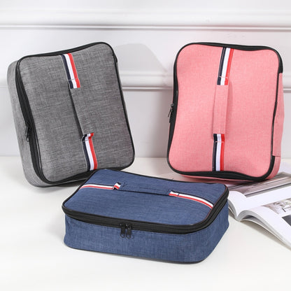 2pcs Small Waterproof Portable Lunch Bag Outdoor Picnic Lunch Box Insulation Bag(Navy) - Lunch Bags by buy2fix | Online Shopping UK | buy2fix