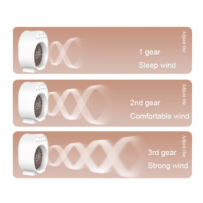 USB Spray Humidification Air Conditioning Fan Small Portable Desktop Air Cooler, Style: Charging (Green) by buy2fix