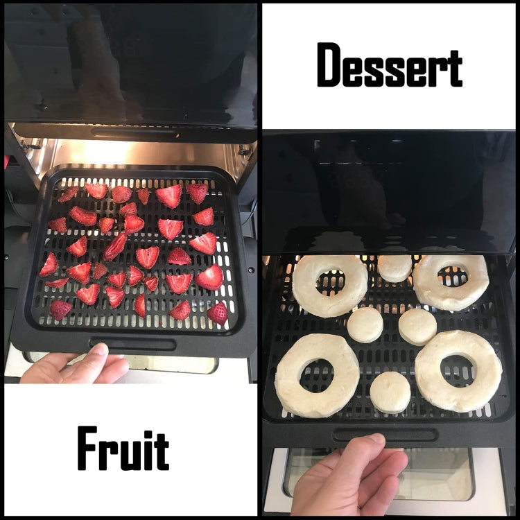 Air Fryer Divider Panel Removable Steam Rack Roast Chicken Rack Oven Accessories - Cooktop Parts by buy2fix | Online Shopping UK | buy2fix