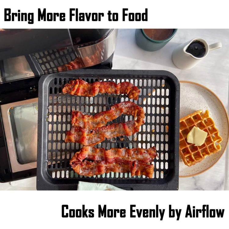 Air Fryer Divider Panel Removable Steam Rack Roast Chicken Rack Oven Accessories - Cooktop Parts by buy2fix | Online Shopping UK | buy2fix