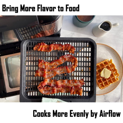 Air Fryer Divider Panel Removable Steam Rack Roast Chicken Rack Oven Accessories - Cooktop Parts by buy2fix | Online Shopping UK | buy2fix