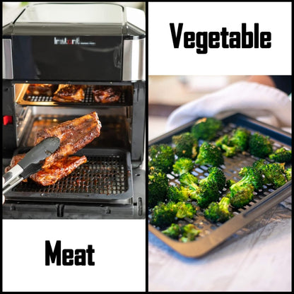 Air Fryer Divider Panel Removable Steam Rack Roast Chicken Rack Oven Accessories - Cooktop Parts by buy2fix | Online Shopping UK | buy2fix