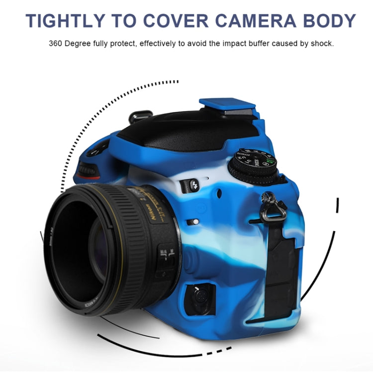 Pixel P001 For Nikon D750 Camera Silicone Protector Case(Desert Camouflage) - Protective Case by Pixel | Online Shopping UK | buy2fix