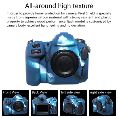 Pixel P001 For Nikon D500 Camera Silicone Protector Case(Desert Camouflage) - Protective Case by Pixel | Online Shopping UK | buy2fix