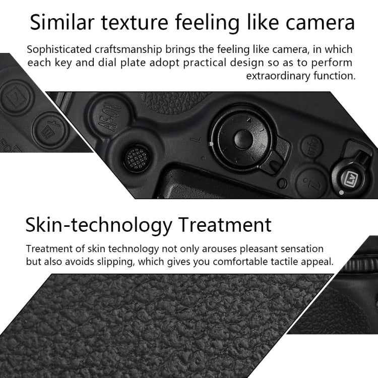 Pixel P001 For Nikon D500 Camera Silicone Protector Case(Desert Camouflage) - Protective Case by Pixel | Online Shopping UK | buy2fix