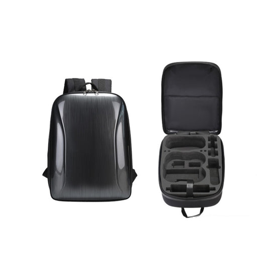 For DJI AVATA Storage Bag Hard Shell Waterproof Shoulder Bag Backpack(Black EVA Lining) by buy2fix